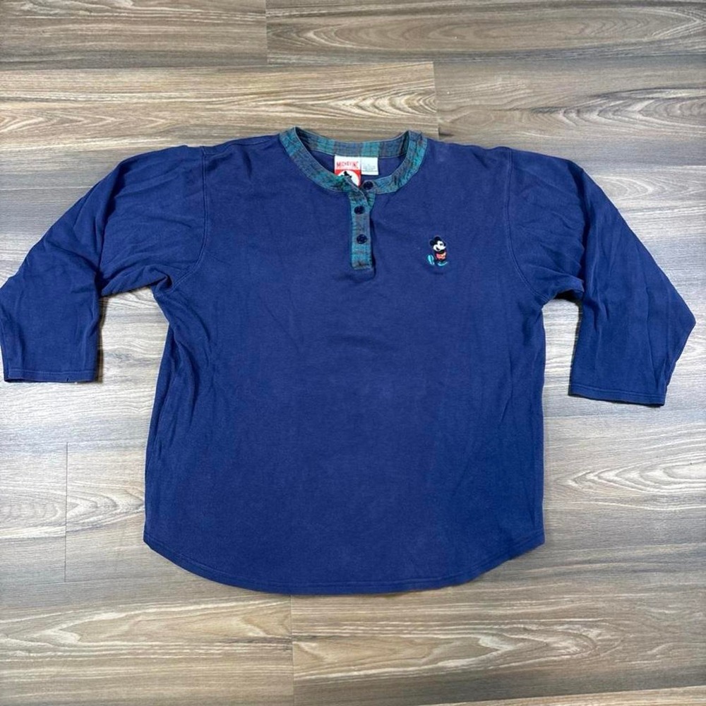 Disney Mickey Mouse Henley Shirt